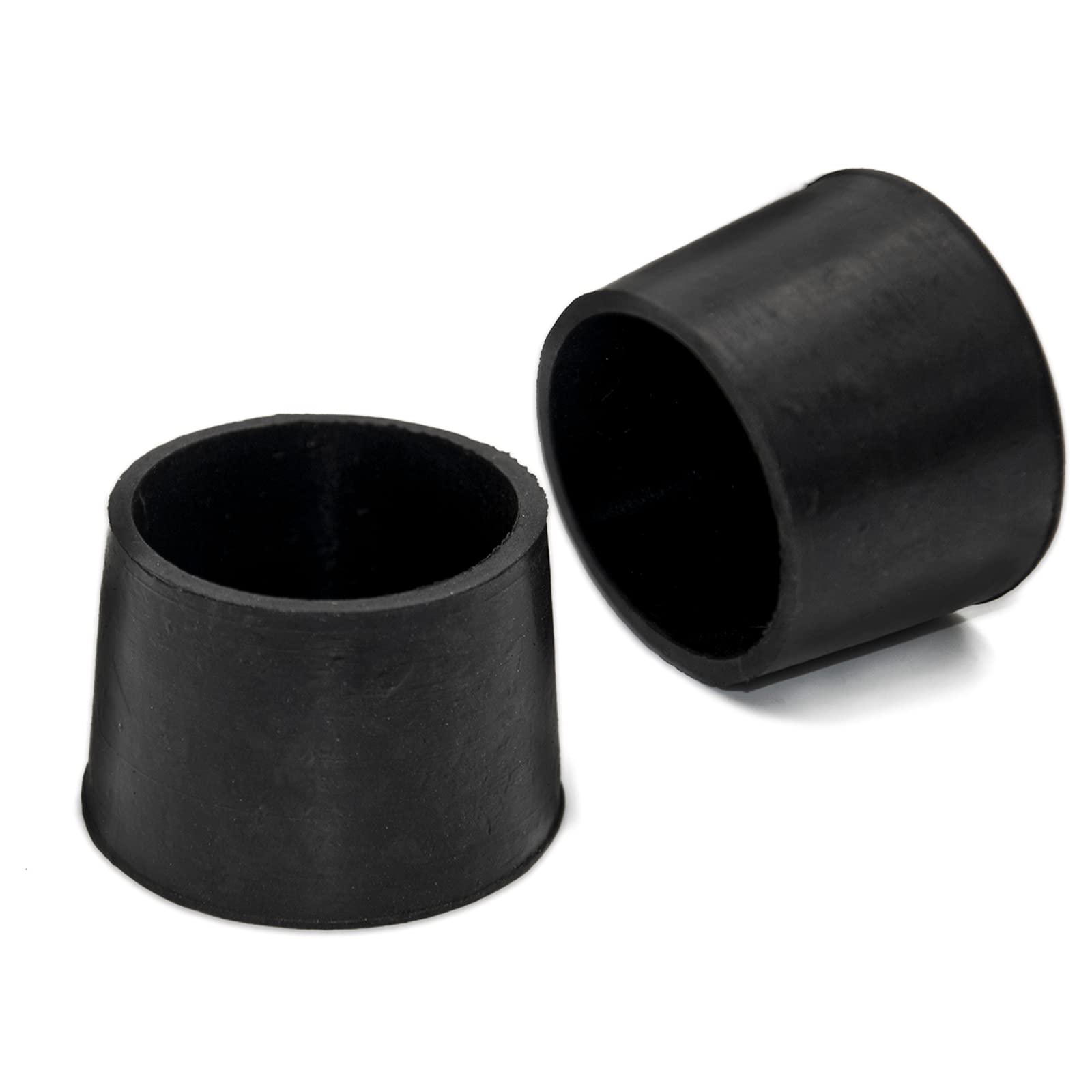 4 Pieces 40mm Rubber Chair Leg Caps Round (4 Count)