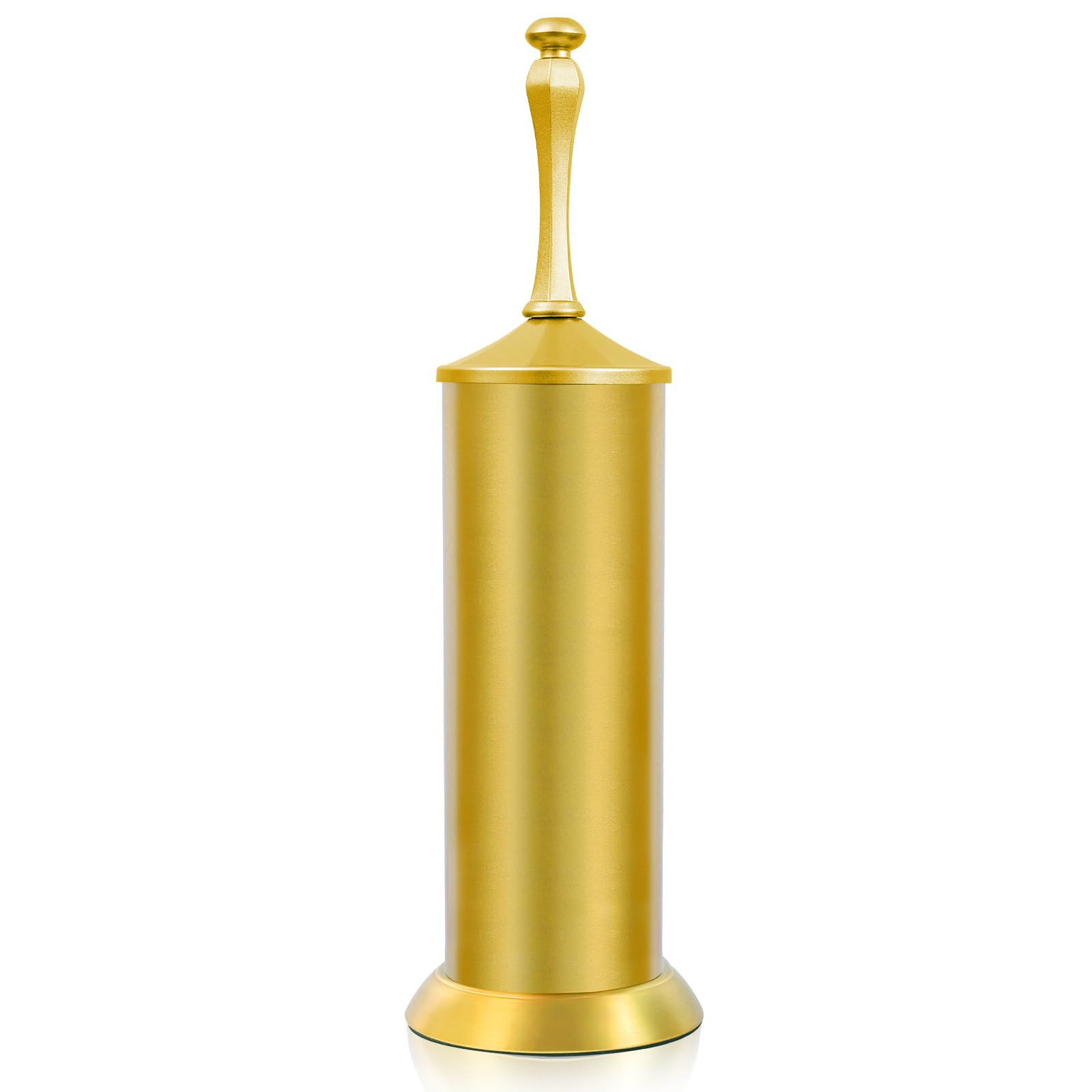 Brass Toilet Brush and Holder (35 Ounce)