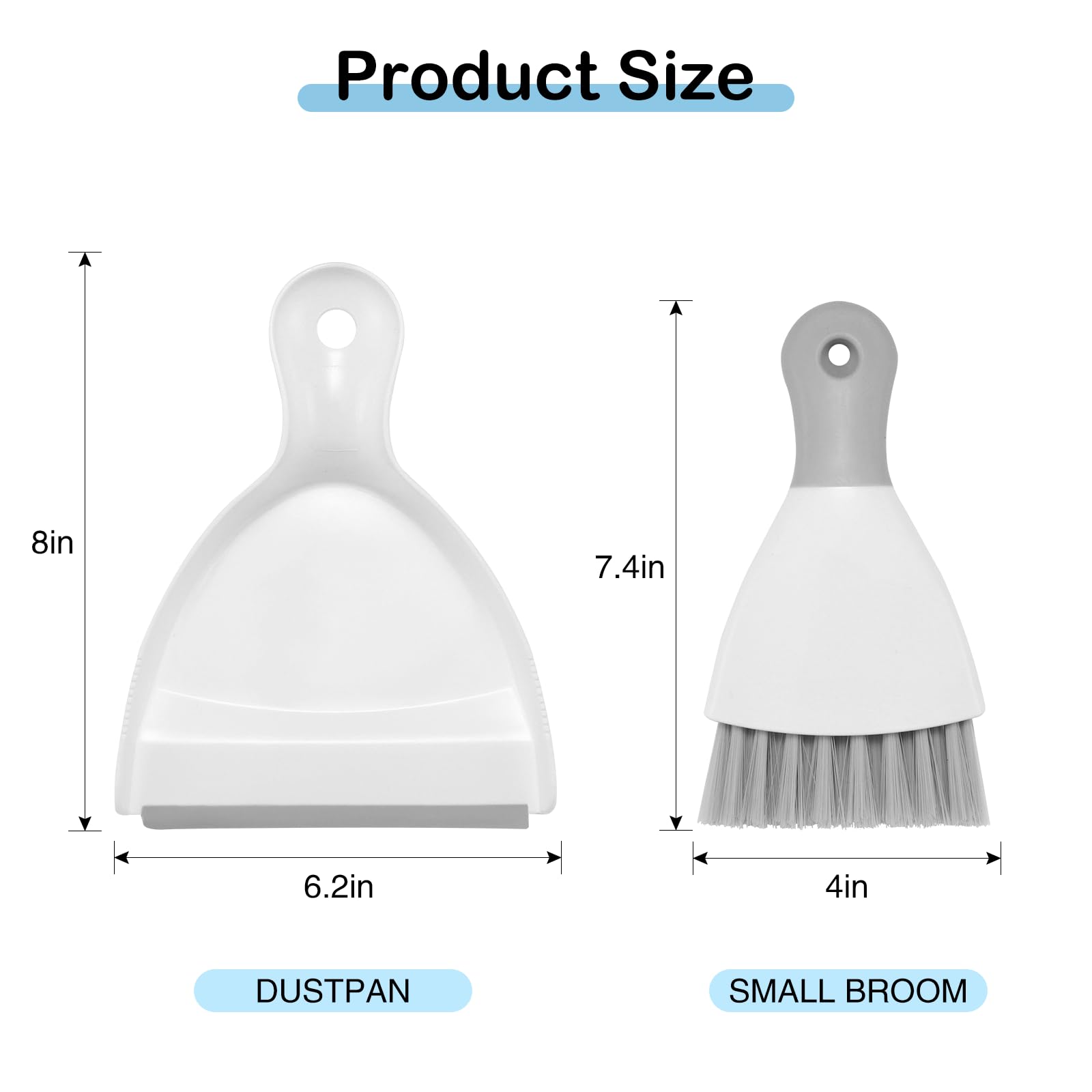 Mini Dustpan and Brush Set 2 Pack