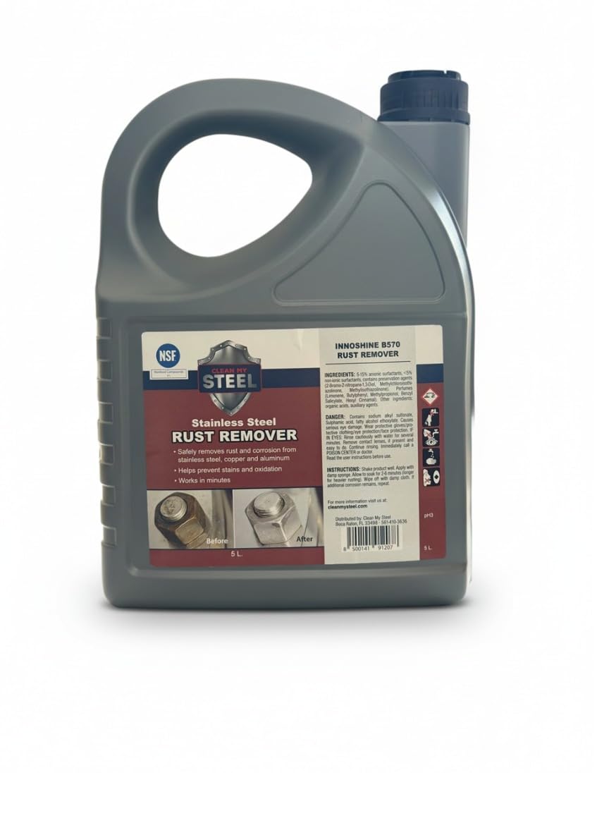 Stainless Steel Rust Remover Industrial Cleaner 5L (169 Fl Oz)
