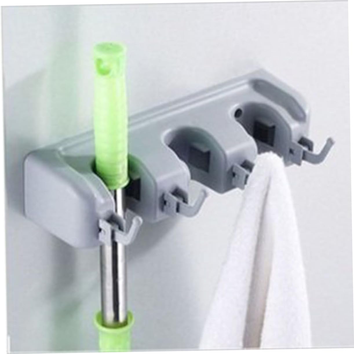 Bathroom Towel Hooks for Hanging Mops Brooms Multi