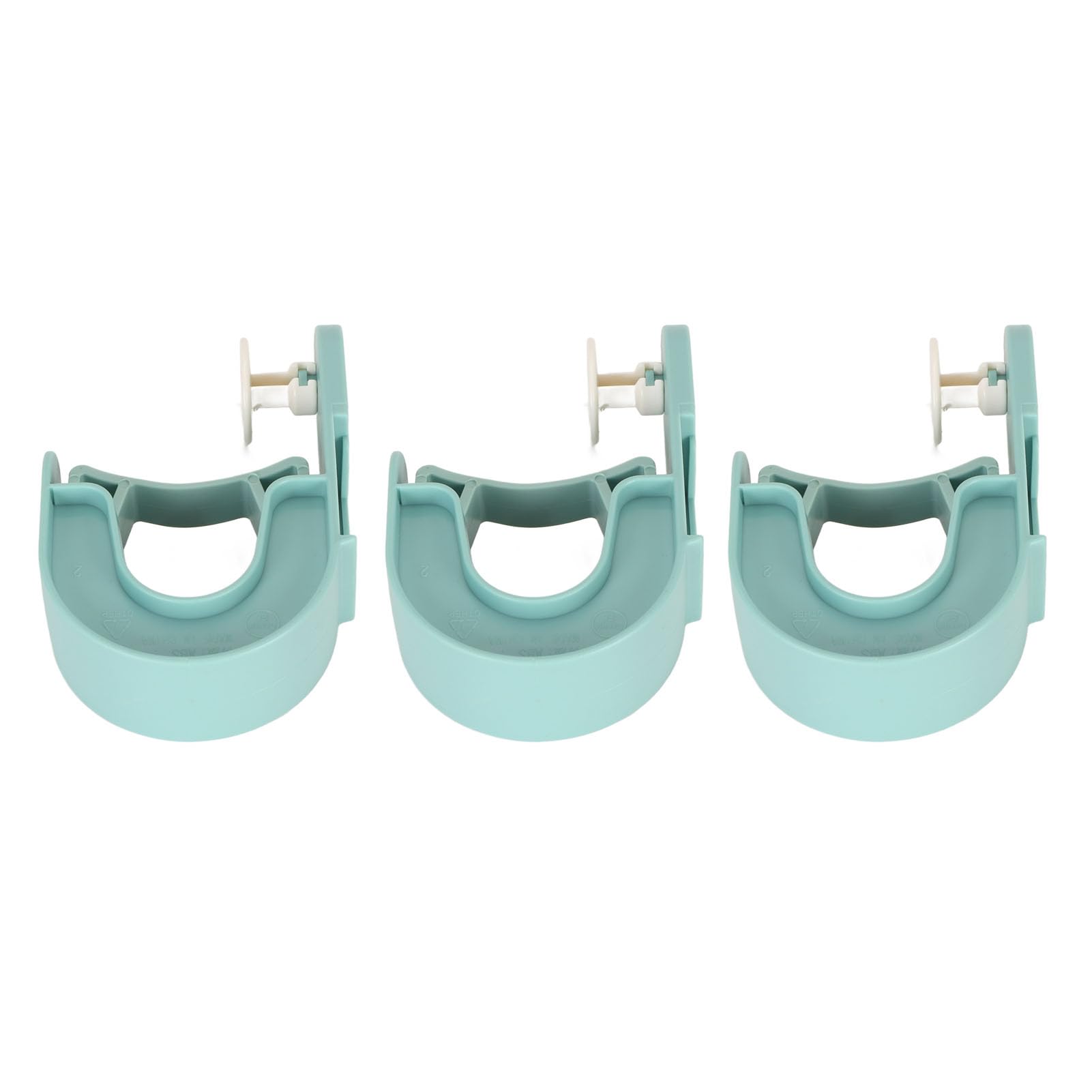 3Pcs Broom Mop Holder Self Adhesive Prevent Slip Multipurpose Wall Mount Mop Grippers for Home Bathroom Kitchen Garden Garage