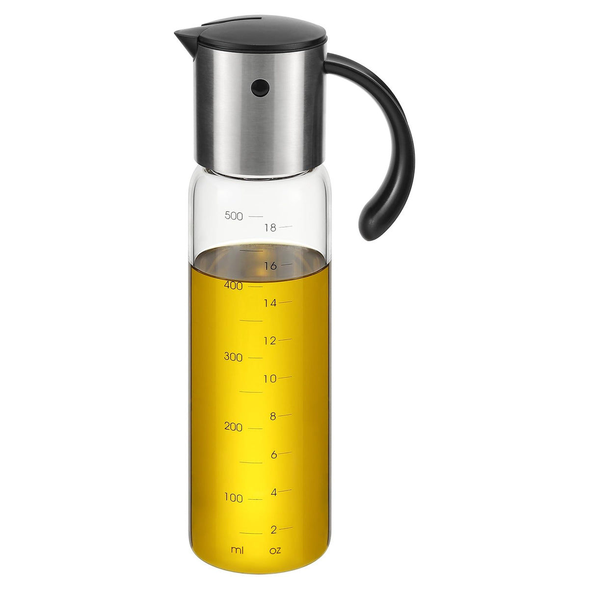 Large Olive Oil Dispenser Bottle 17 oz Glass