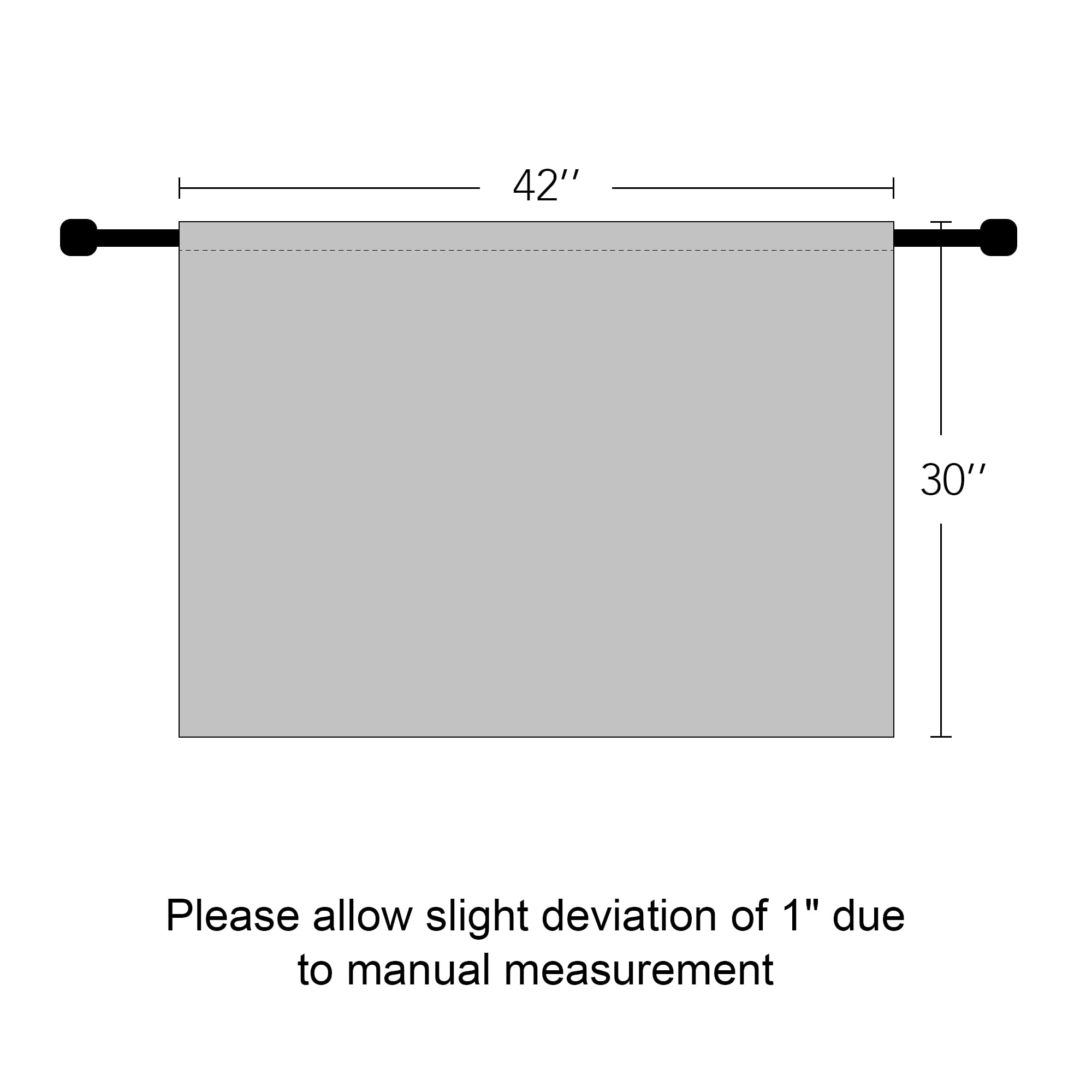 Short Blackout Privacy Curtains 30 inch Long for Bathroom Window