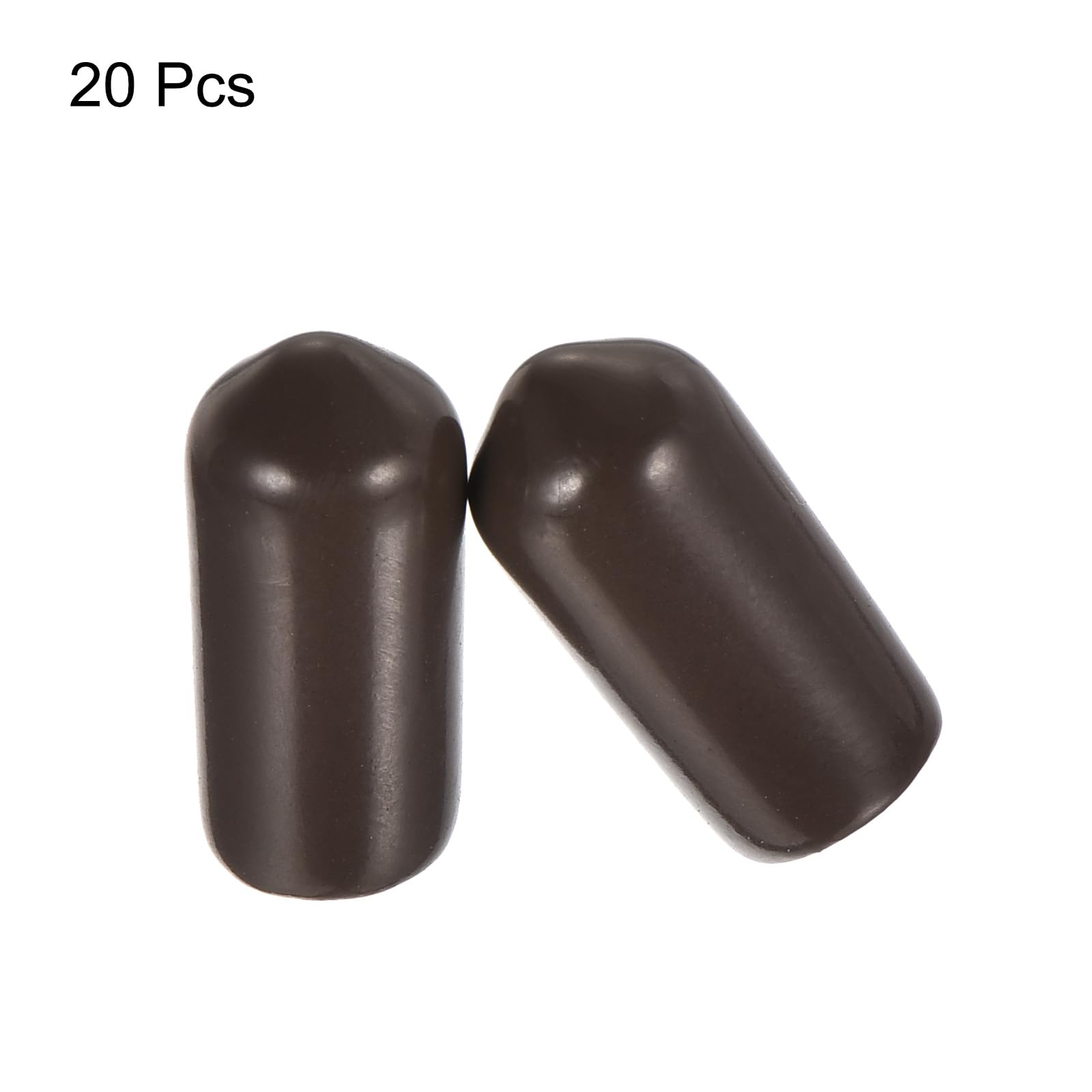 20pcs Rubber End Caps 7mm