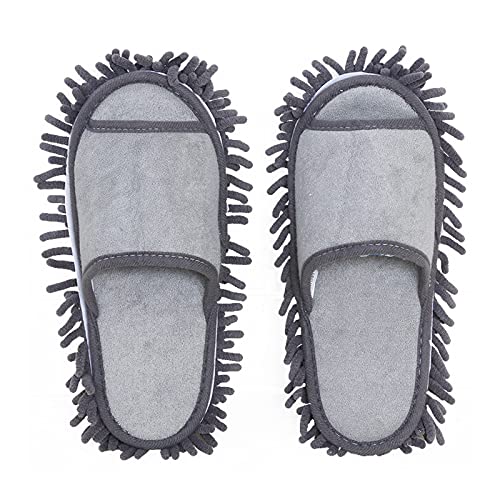 Women's Microfiber Floor Cleaning Mop Slippers with Terry Towel Fabric (150 Gram)