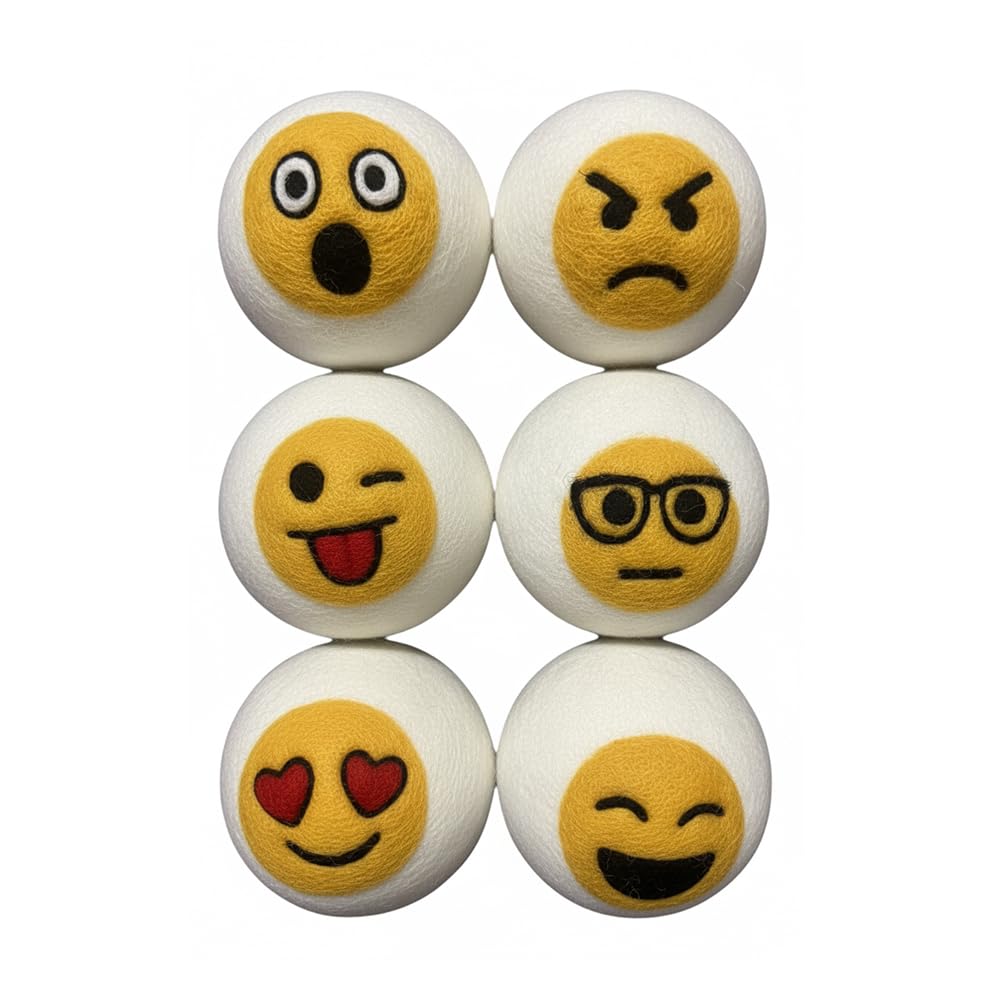 Quality Wool Dryer Balls (6 Count)