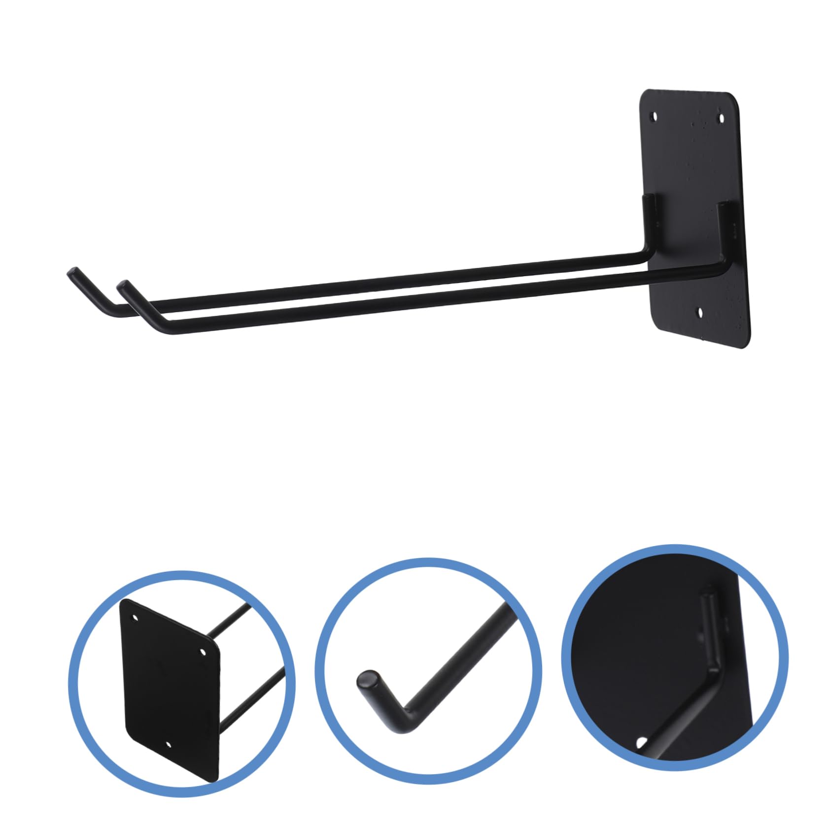 Wall Mount Garden Tool Organizer Heavy Duty Broom Holder for Rakes Shovels and Mops Space