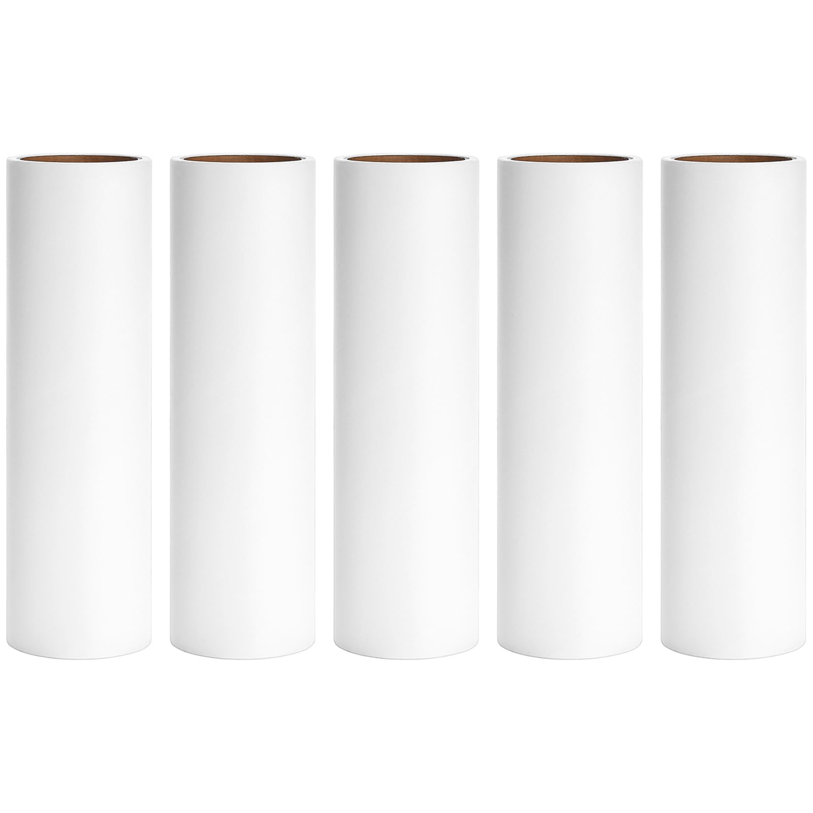 6.3 inch Large Lint Roller Refills Compatible with PetLovers BomDa YabeePet Fedicelly Large Lint Rollers for Pet Hair Extra Sticky 60 Sheets per Refill Pack of 5 Rolls 300 Sheets Total (300 Count)