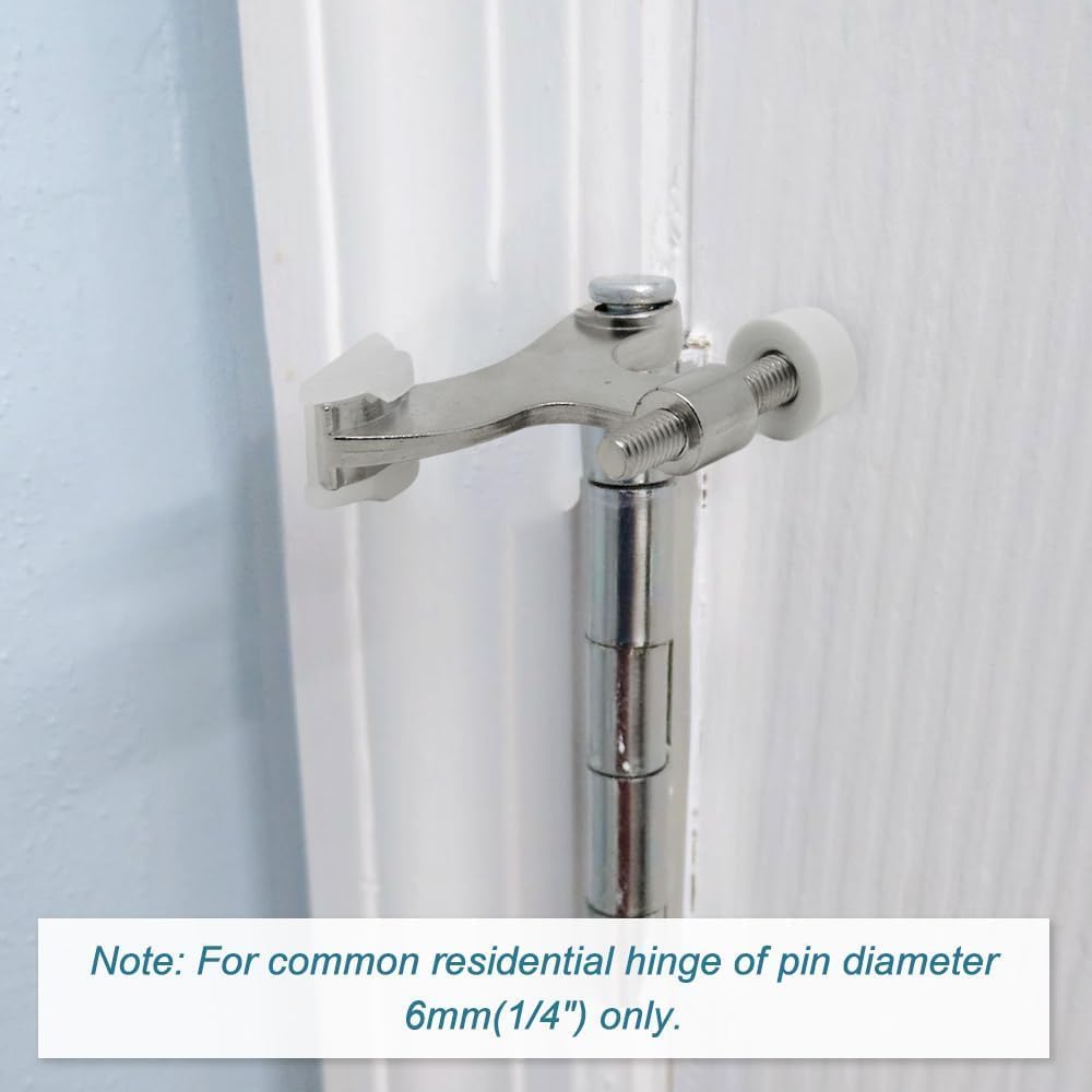 48 Pack Hinge Pin Brushed Nickel Door Stopper (48 Count)