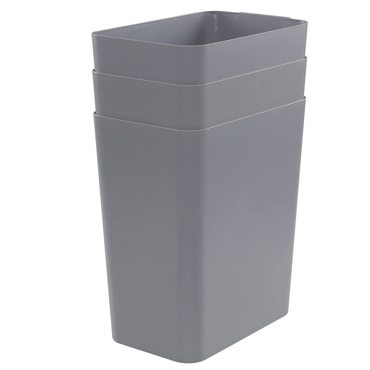 Pack of 3 Basics Small Trash Can (3 Count)