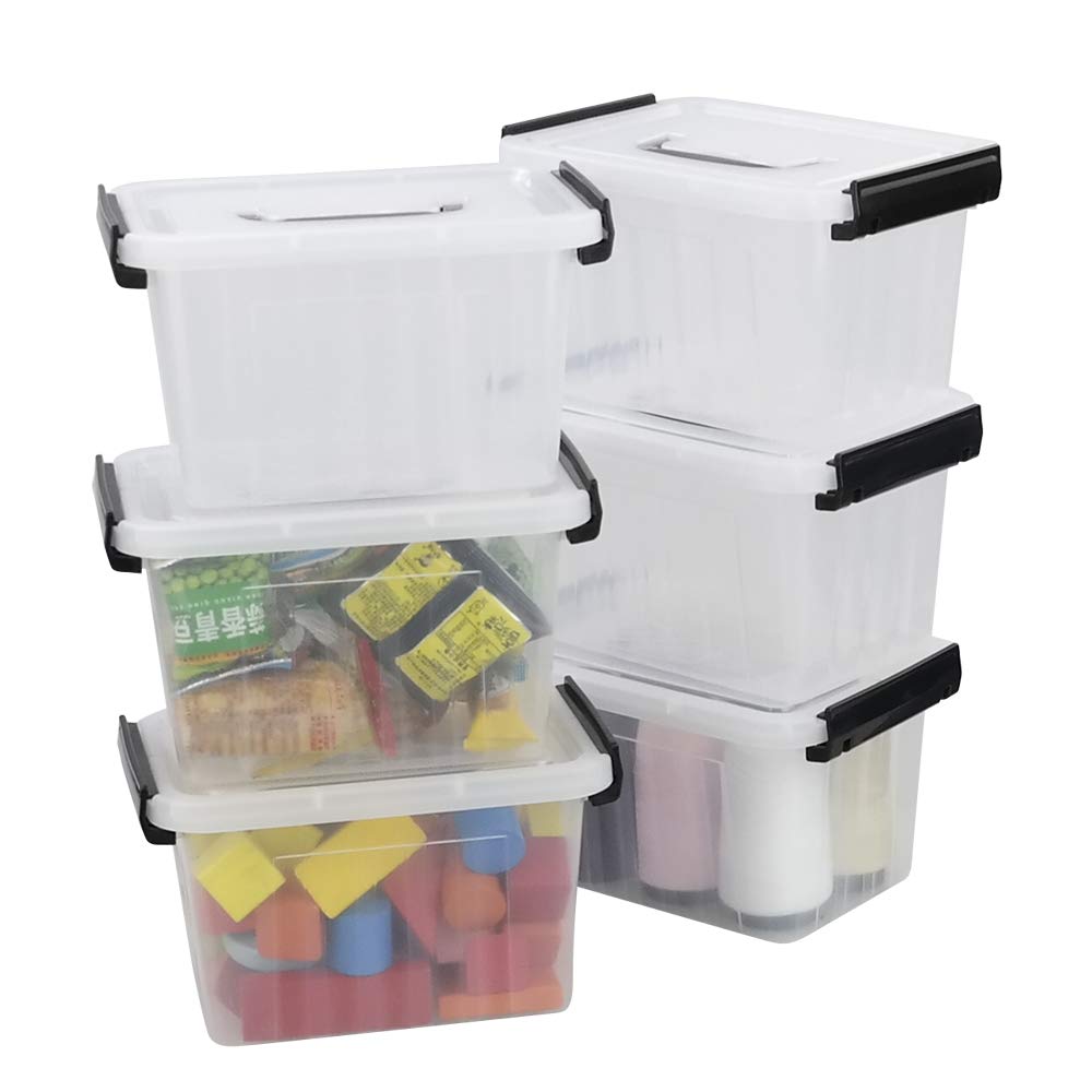 Small Plastic Latching Box (6 Count)