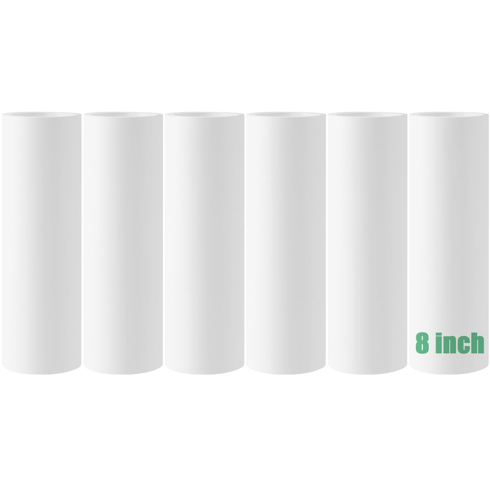 8 inch Large Surface Lint Roller Refills for Scotch (360 Count)
