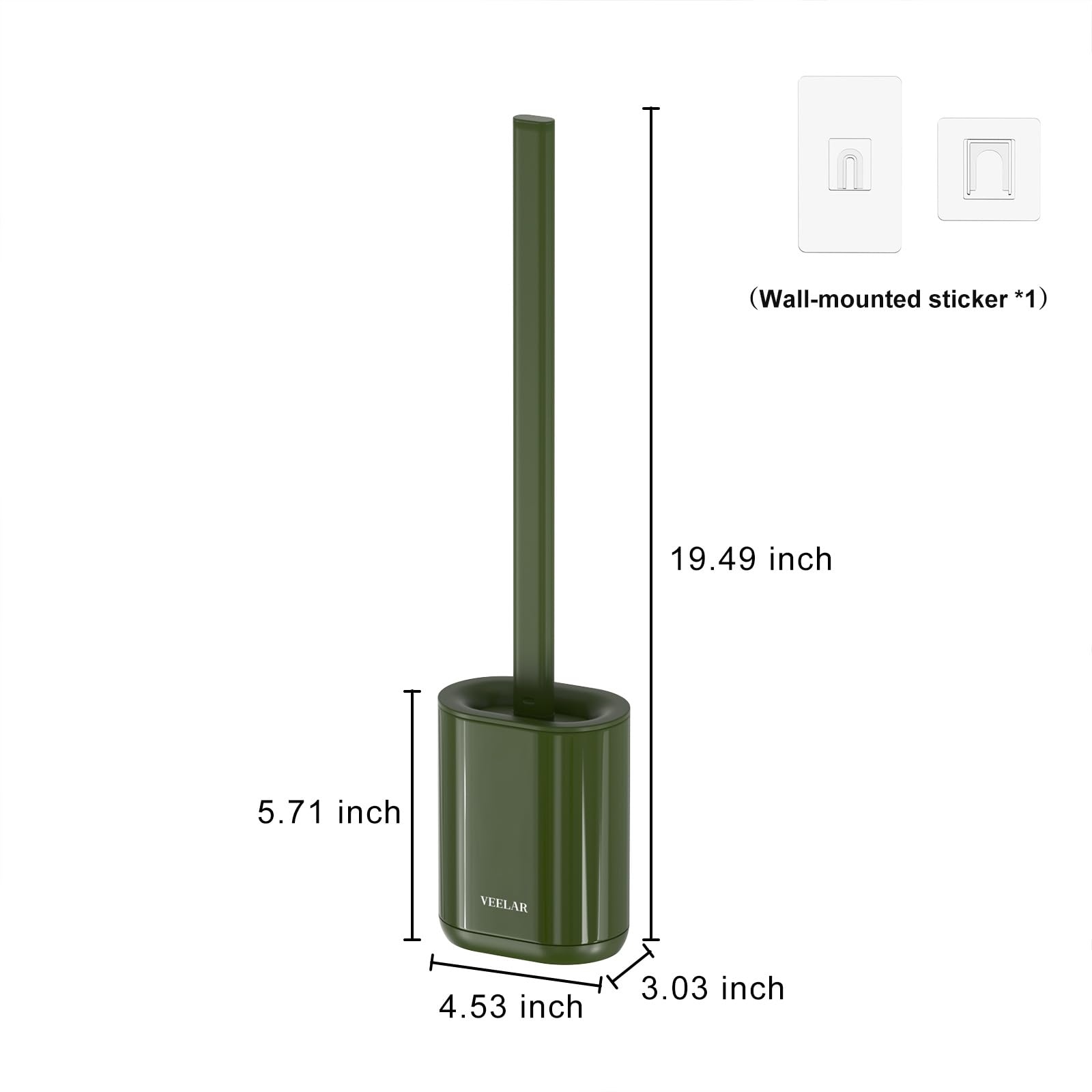 Toilet Brush and Holder Set