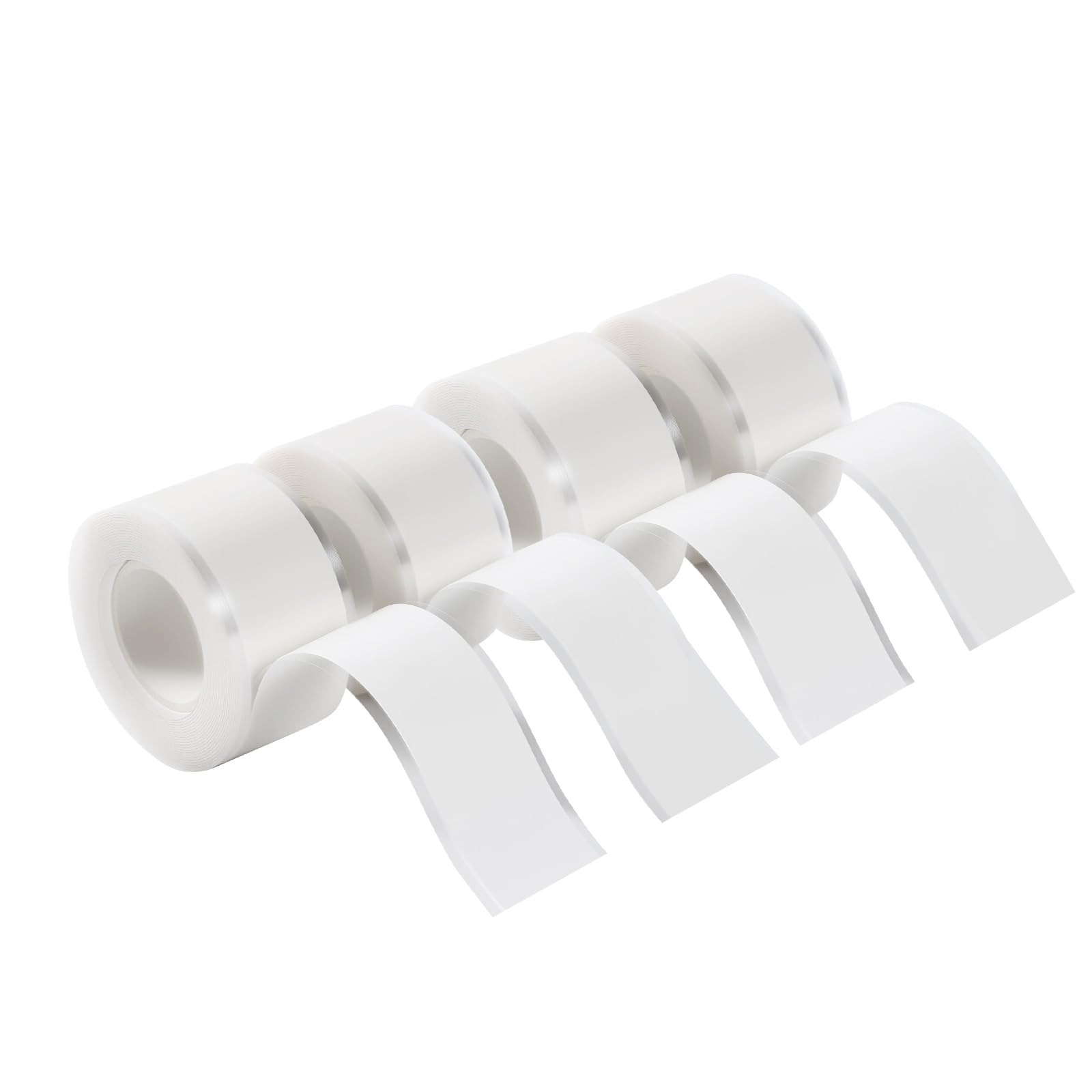 White Self Fusing Silicone Tape 4 Rolls Plumbers Tape 1 in x 10 Ft (40 Foot)