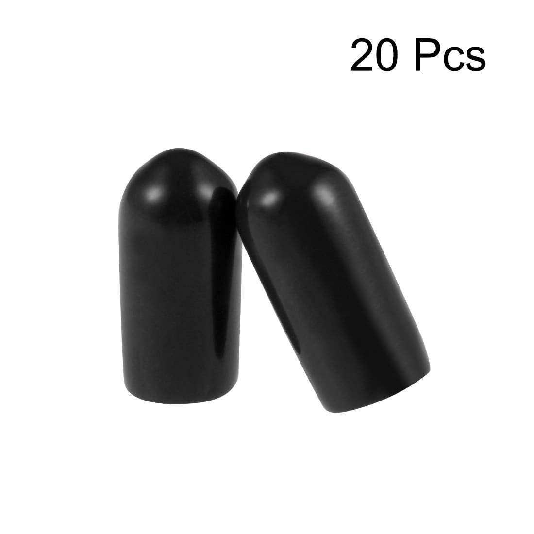 20pcs Rubber End Caps 1 (20 Count)