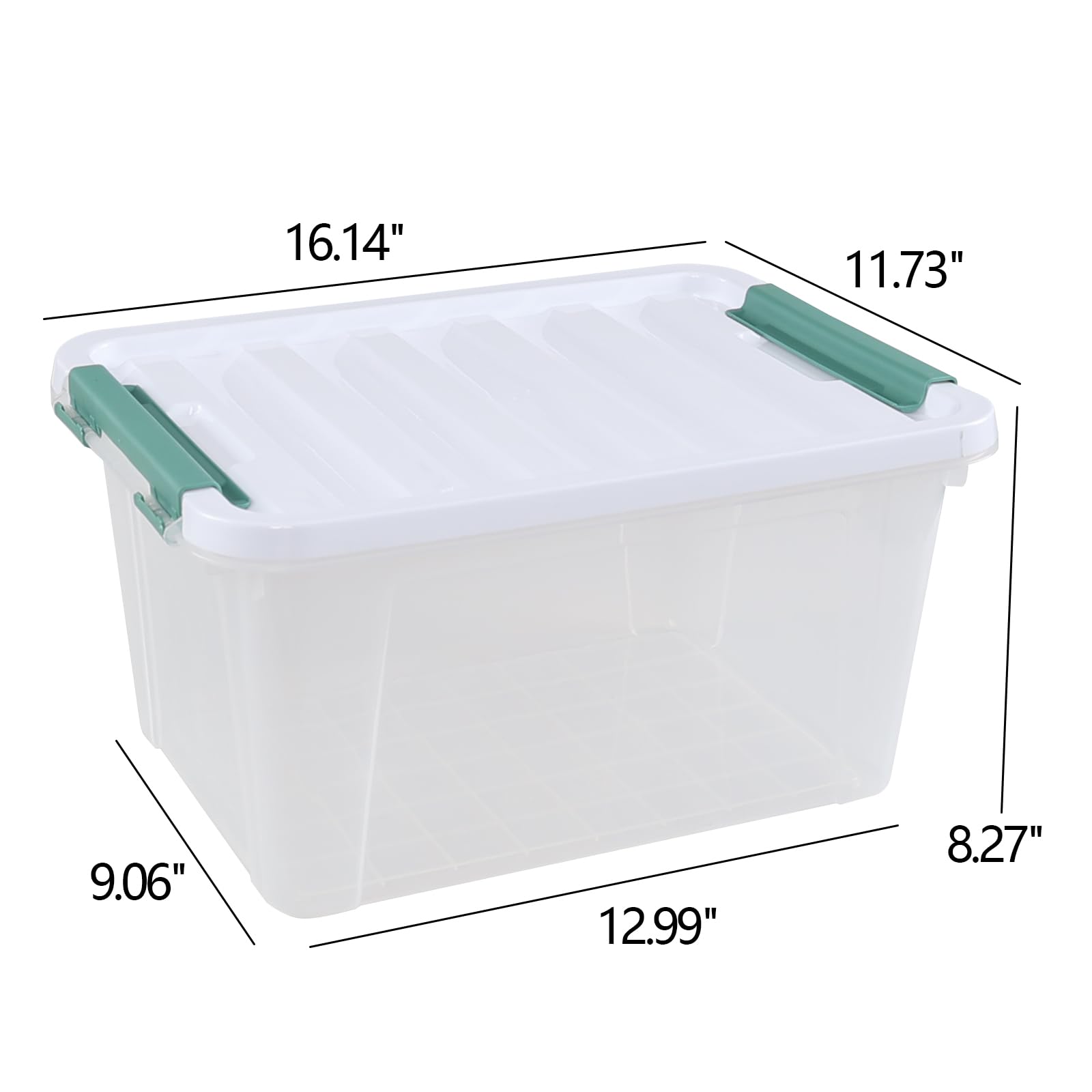 6 Pack 20 L Plastic Storage Box (6 Count)