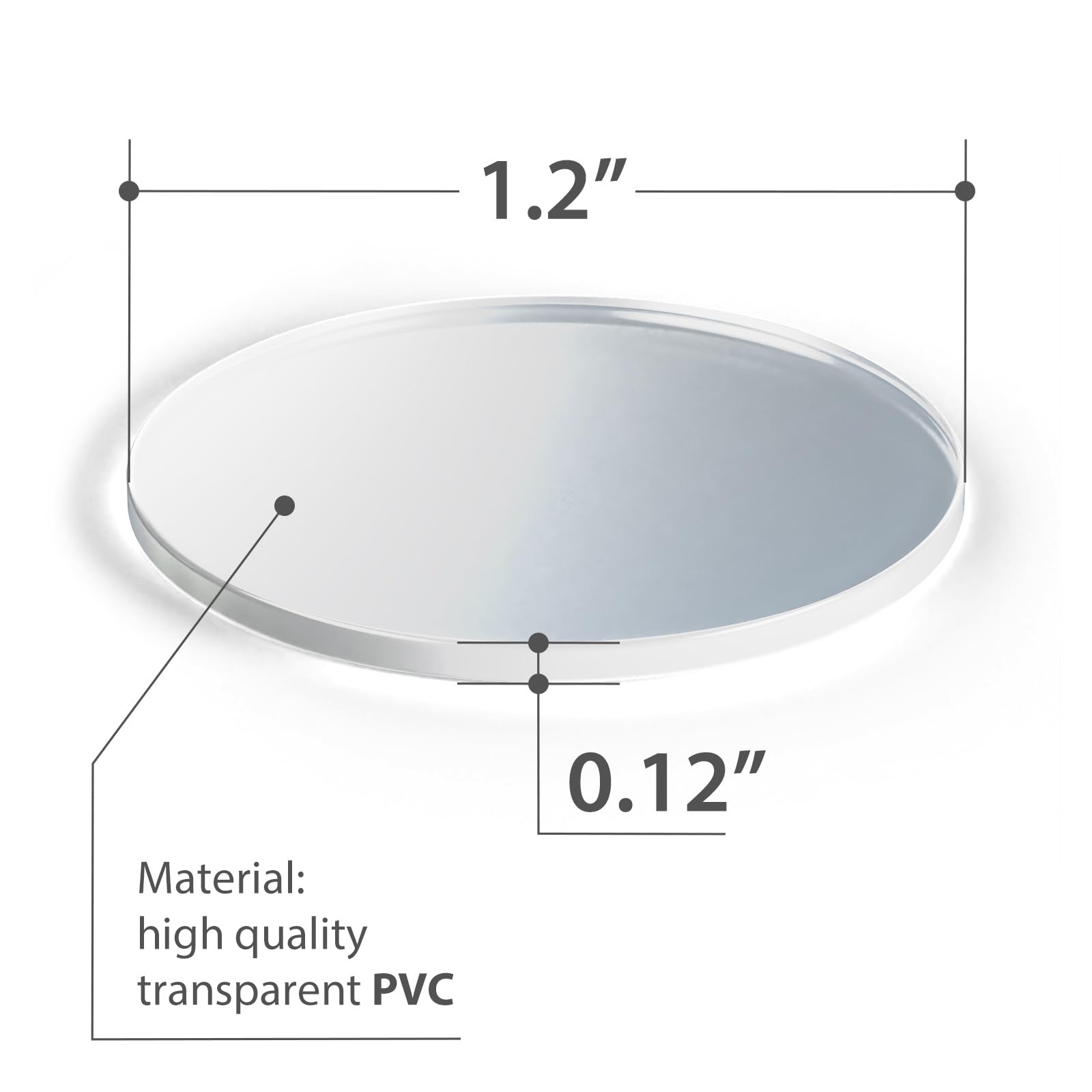 Glass Table Top Bumpers (20 Count)