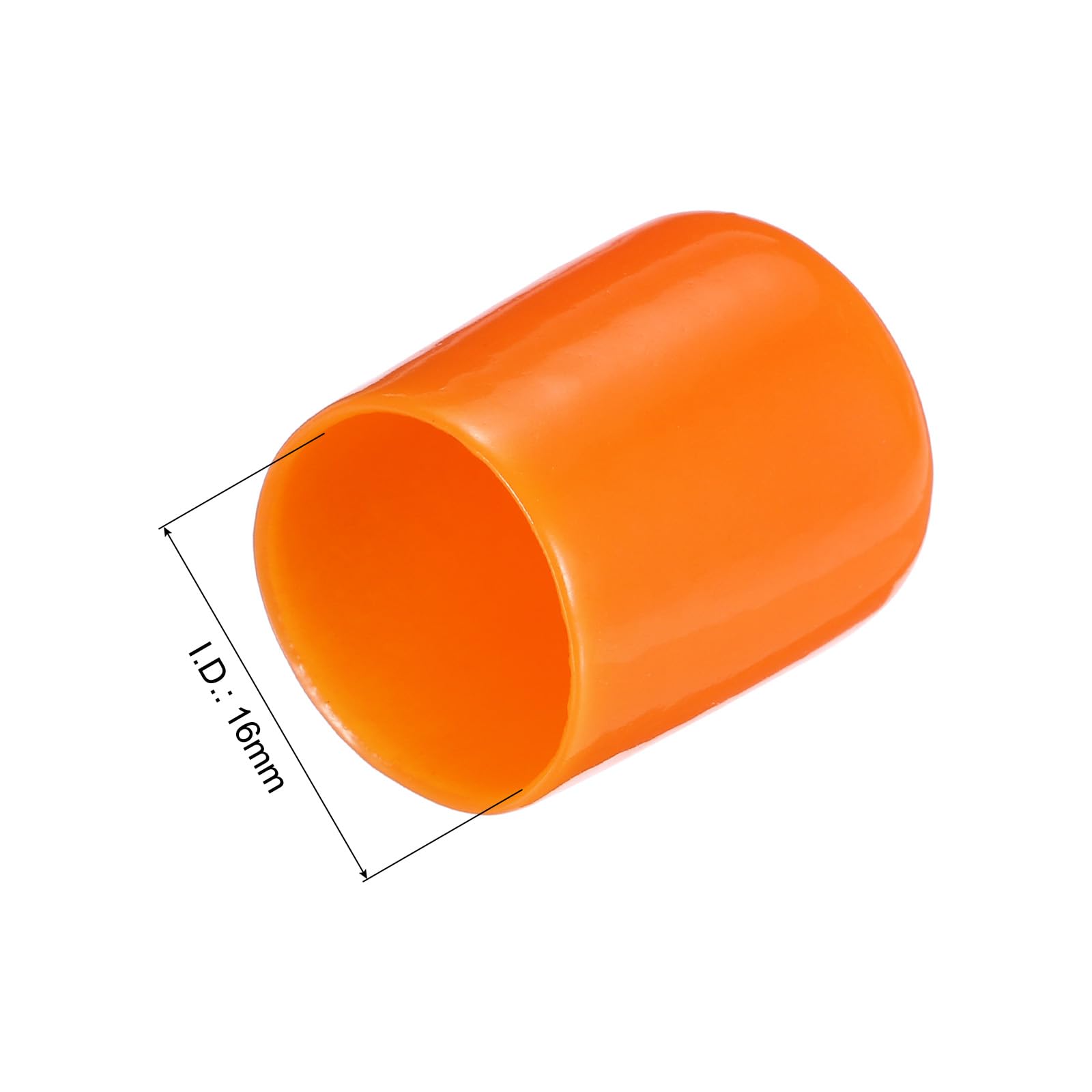 20pcs Rubber End Caps 16mm