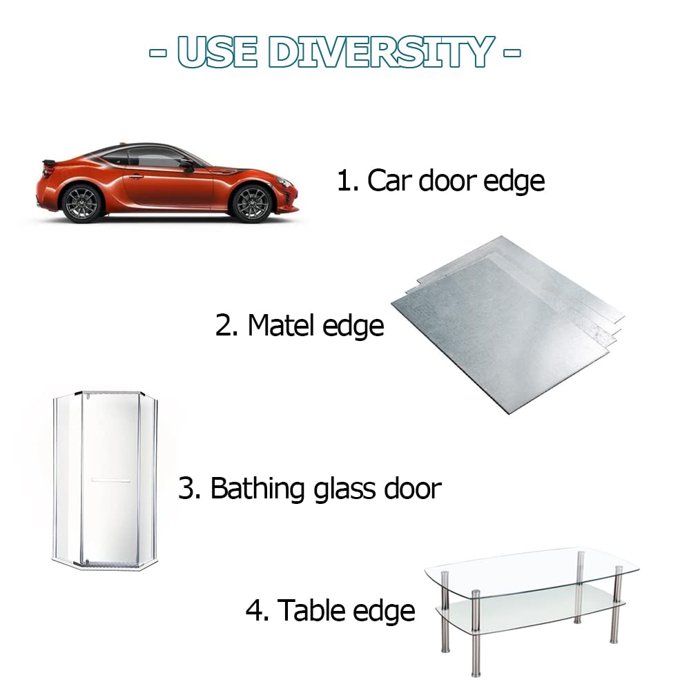 Clear Rubber Edge Trim (20 Foot)