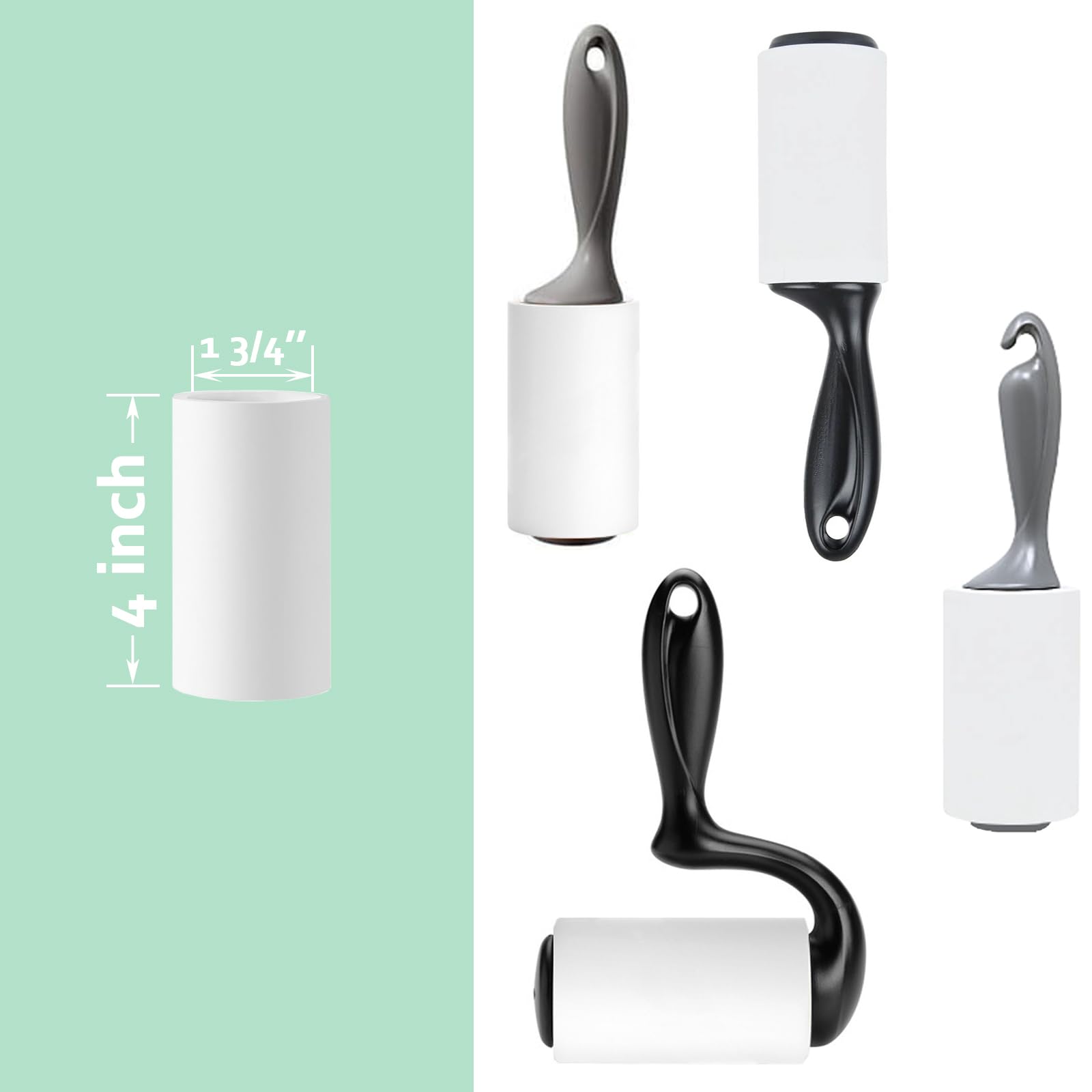 4 inch Lint Roller Refill Only for Scotch (300 Count)