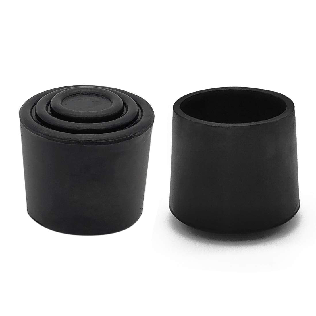 Furniture Table Covers Chair Leg Caps Round Black 32mm 4PCS (4 Count)