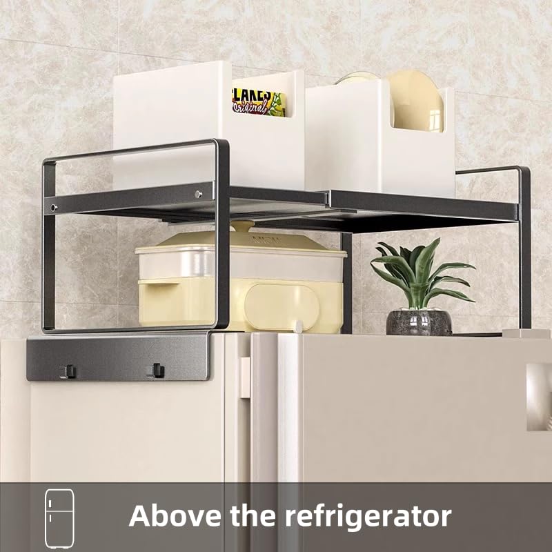 Adjustable Fridge Top Storage Rack