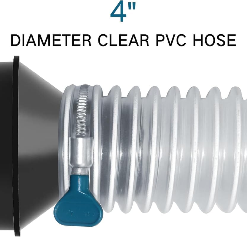 4" x 20' PVC Dust Collection Hose