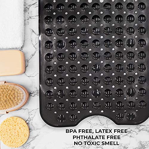 Non Slip Bath & Shower Mat 40x16 Extra Long
