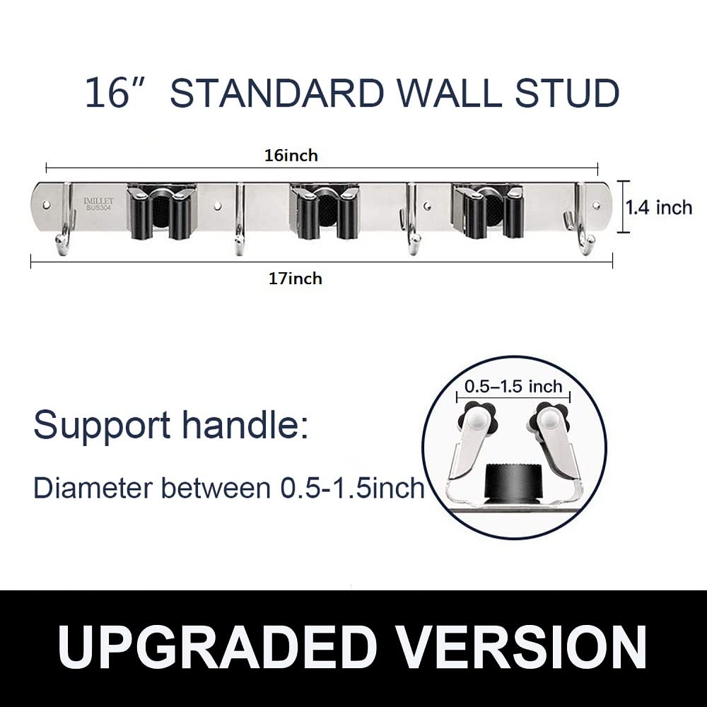 Broom Holder Wall Mount (3 Count)
