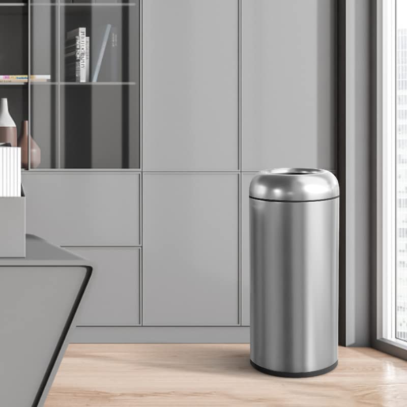 16.5Gal Open Top Trash Can with Lid