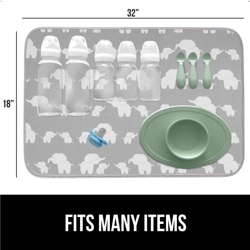 Ultra Water Absorbent Microfiber Dish Drying Mat
