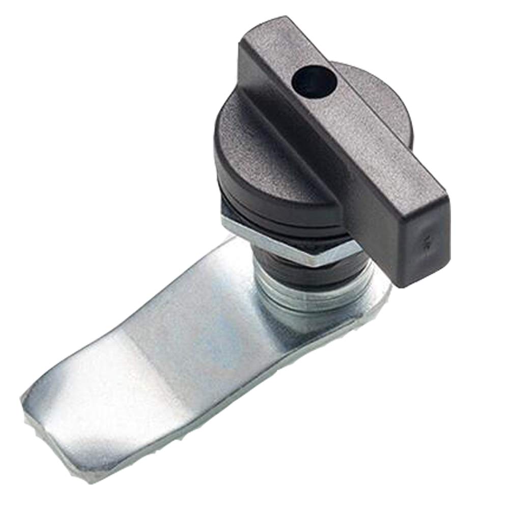 2PCS Thumb Operated Offset Thumb Cam Lock Black Cam Lock (2 Count)