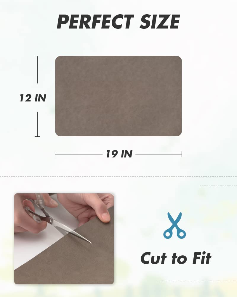 Coffee Mat Hide Stain Rubber Backed Absorbent Dish Drying Mat for Kitchen Counter