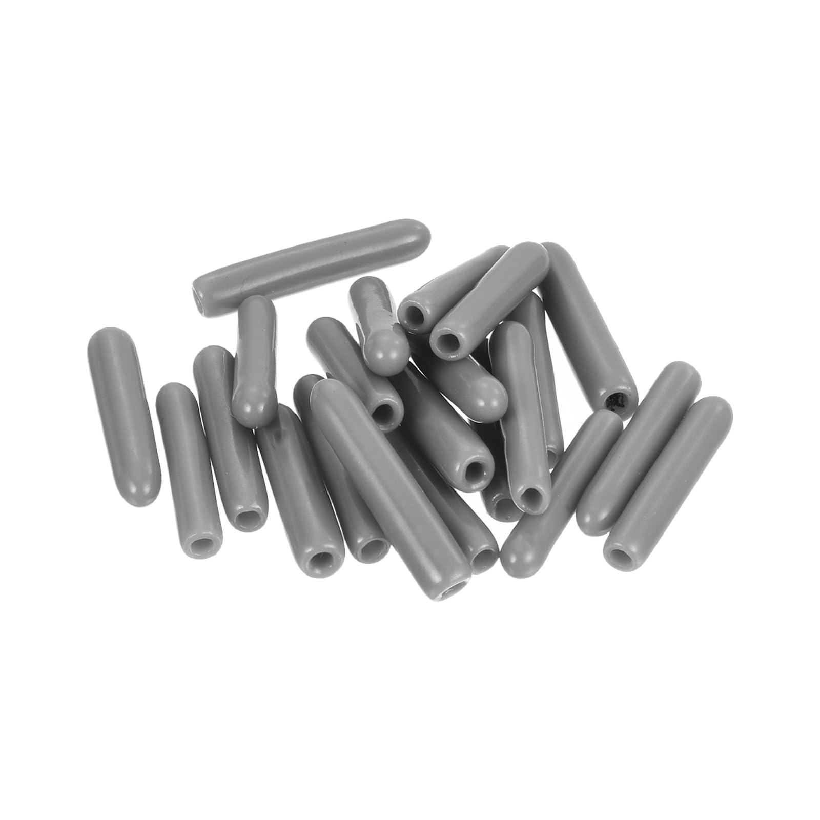 20pcs Rubber End Caps Protective Caps 1.5mm ID Vinyl PVC Round Tube Bolt Cap Cover Screw Thread Protectors