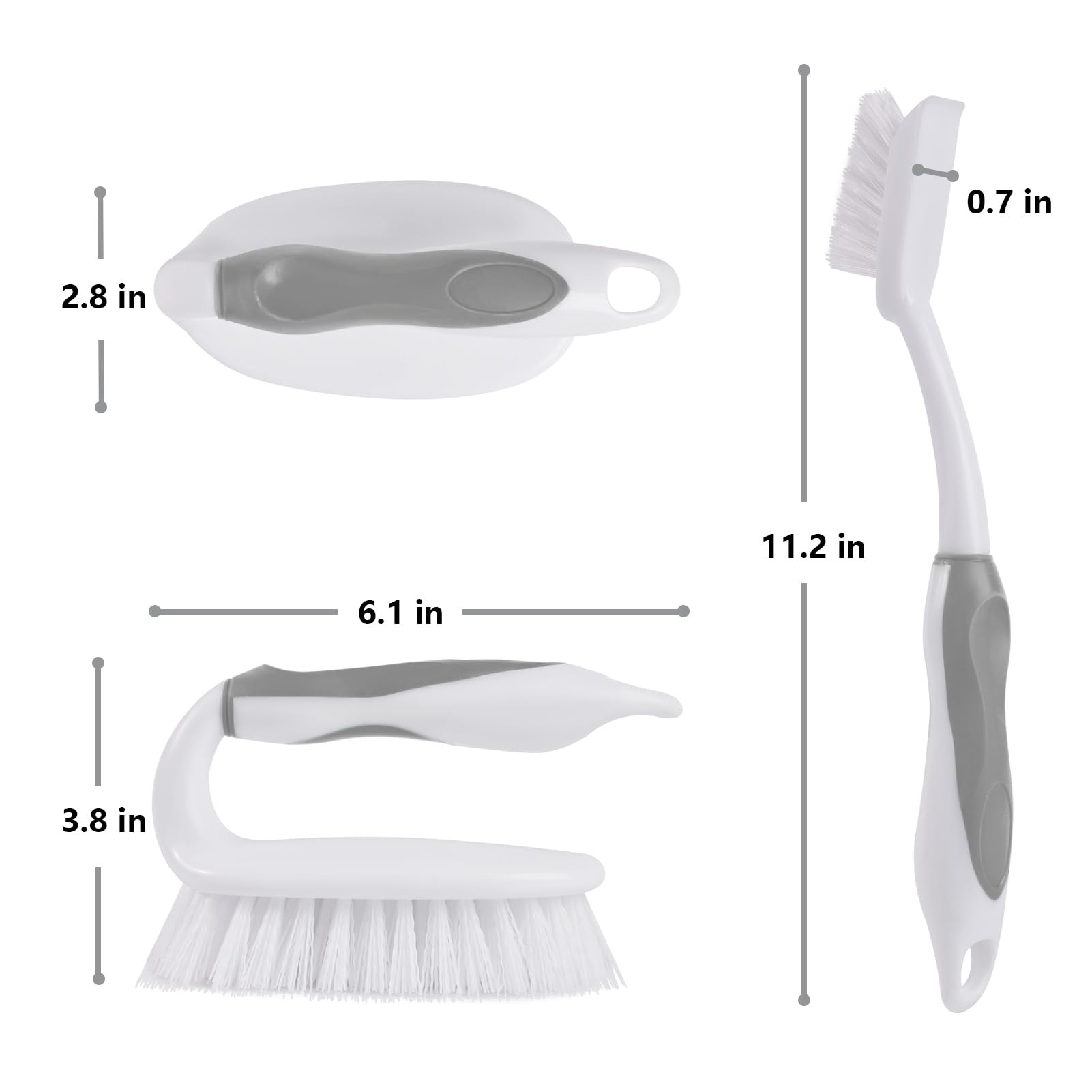 Scrub Brush Set (4 Count)