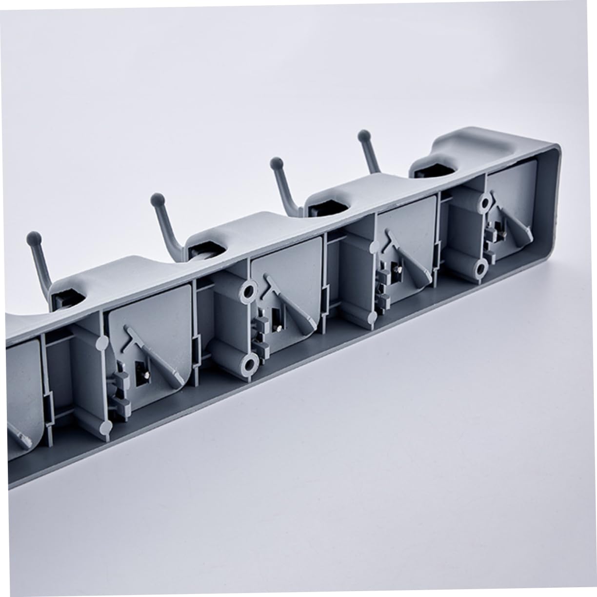 Multi Function Mop Holder Wall Mount Broom Hanger Clip Hook Organizer Kitchen Storage Rack Dust Mop Holder Home Kitchen Bathroom Organizer