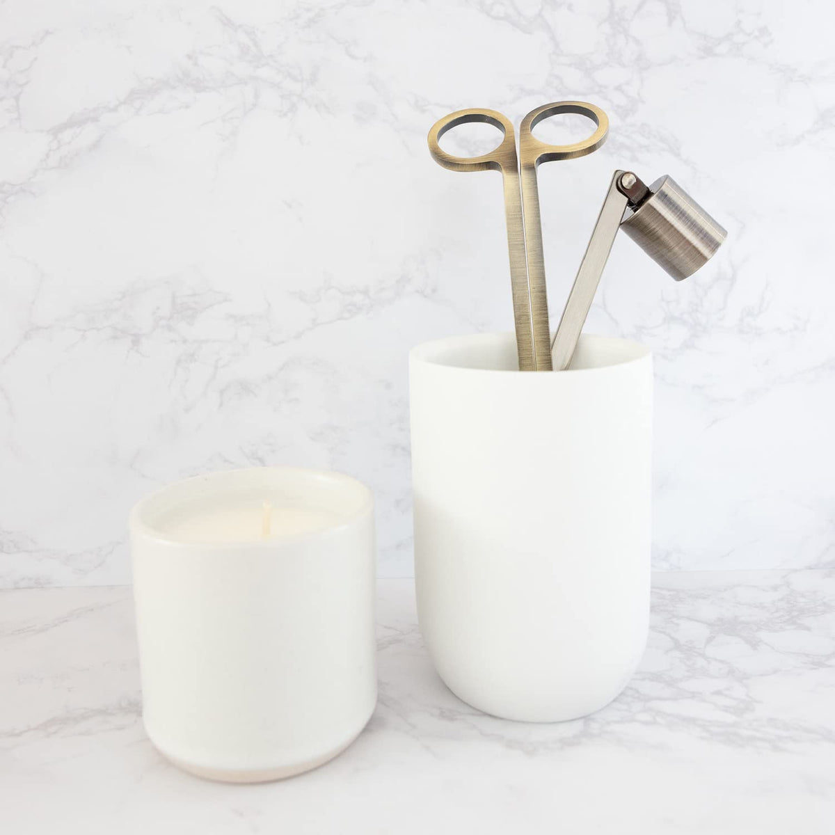 Candle Wick Trimmer and Candle Snuffer Accessory Set