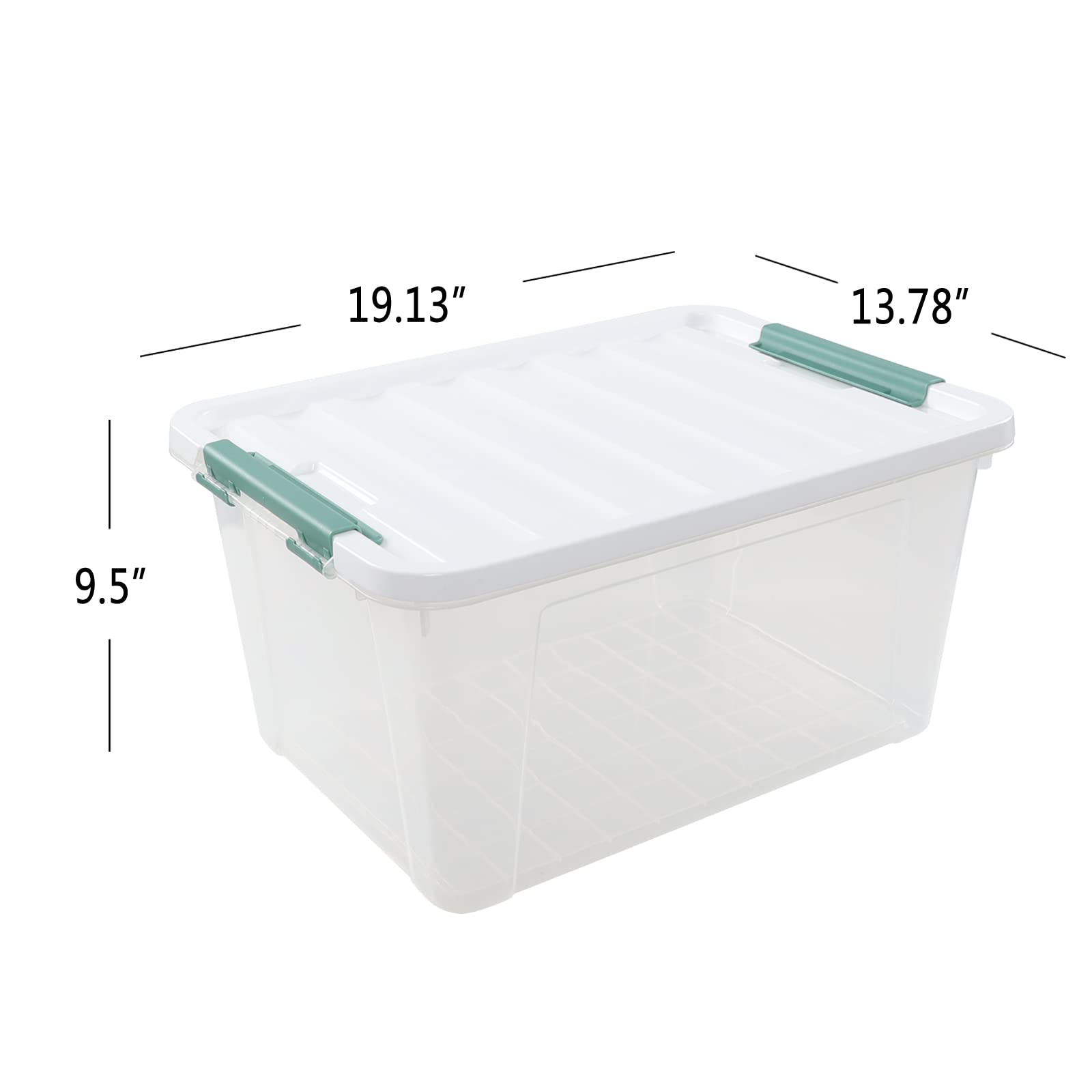 6 Pack 35 L Plastic Storage Box (6 Count)