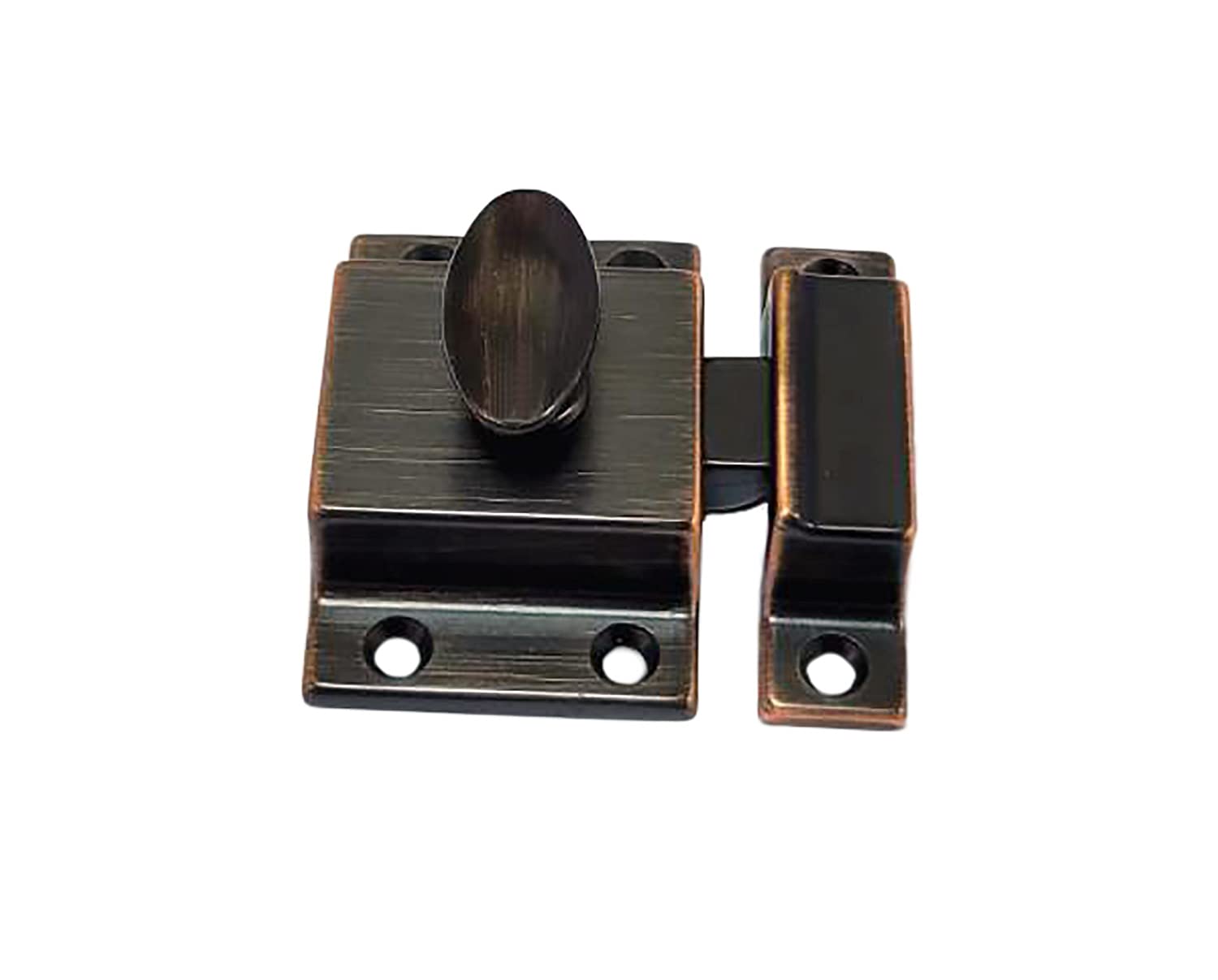 Traditional Large Oval Turn Cabinet Latch (4 Count)