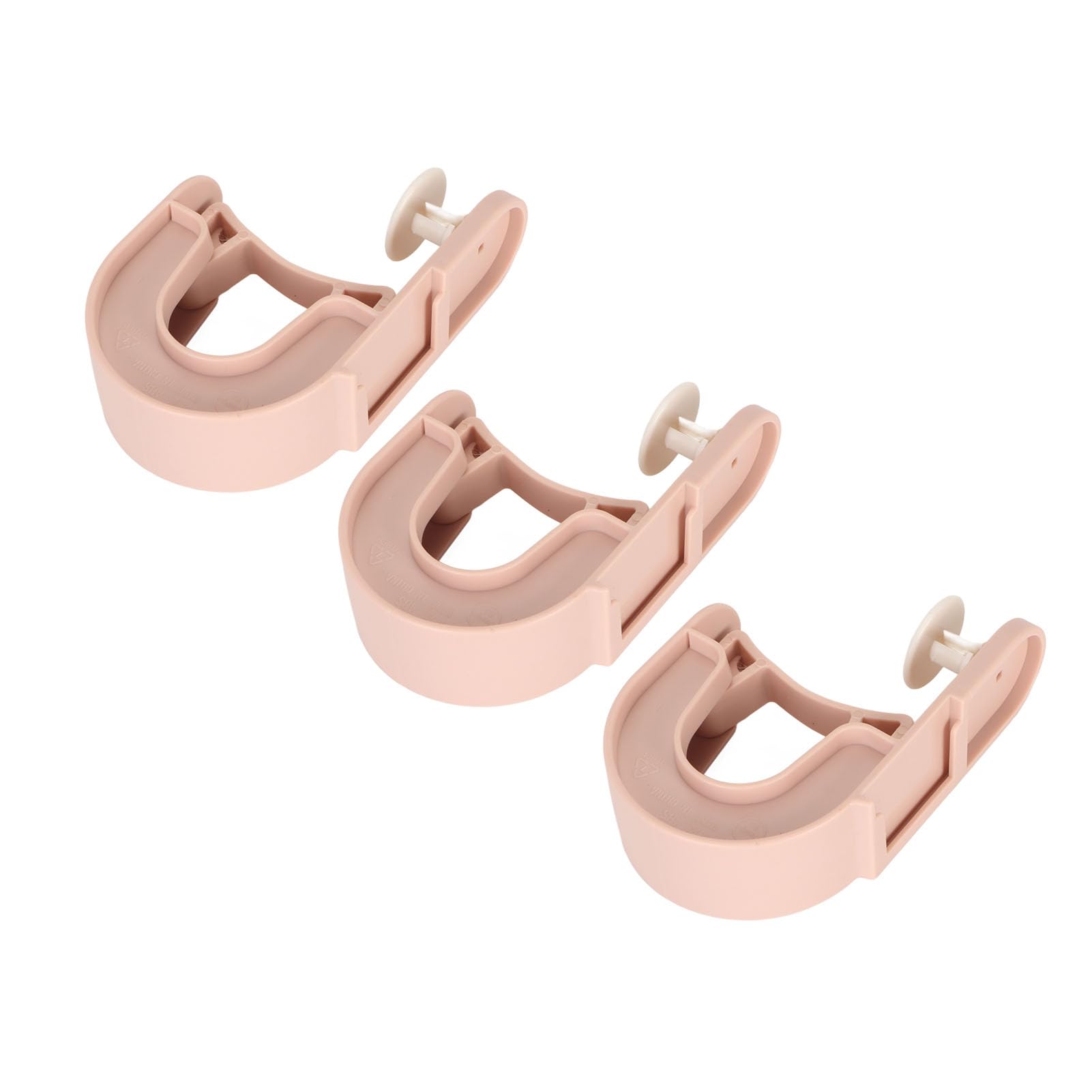 3Pcs Broom Mop Holder Self Adhesive Prevent Slip Multipurpose Wall Mount Mop Grippers for Home Bathroom Kitchen Garden Garage