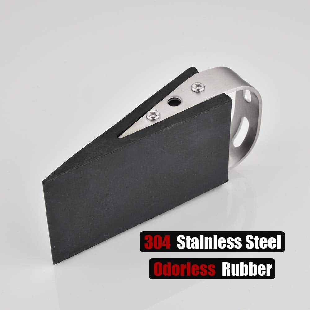 Heavy Duty Door Stopper Rubber Wedge (2 Count)