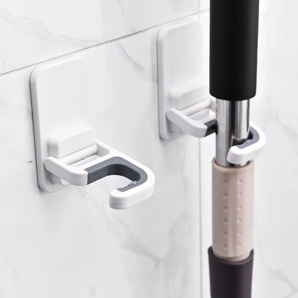 4PCS Wall Mount Mop Holder