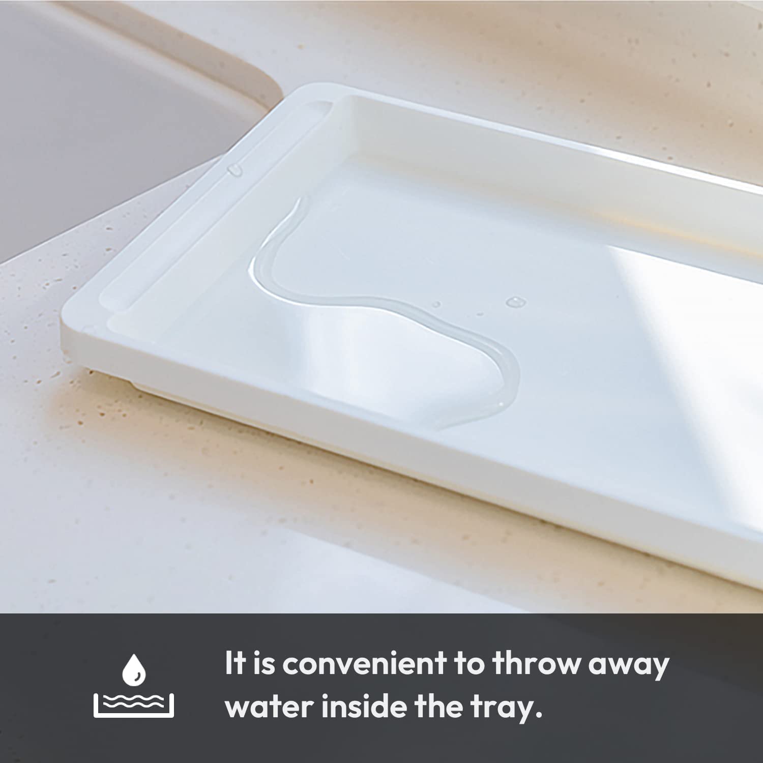Bottle Drying Rack with Drain Tray
