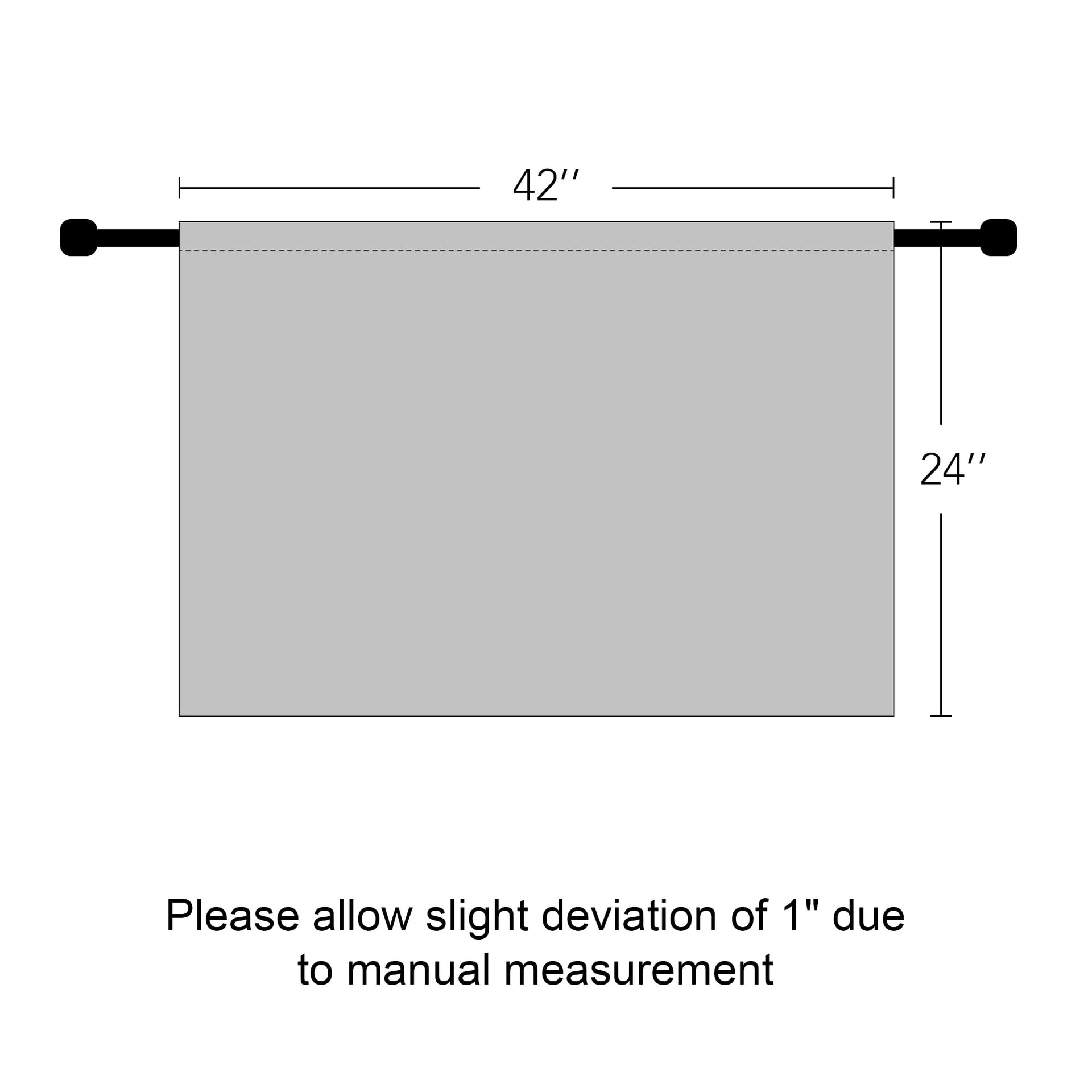 Cafe Curtains 24 inch Length (2 Count)
