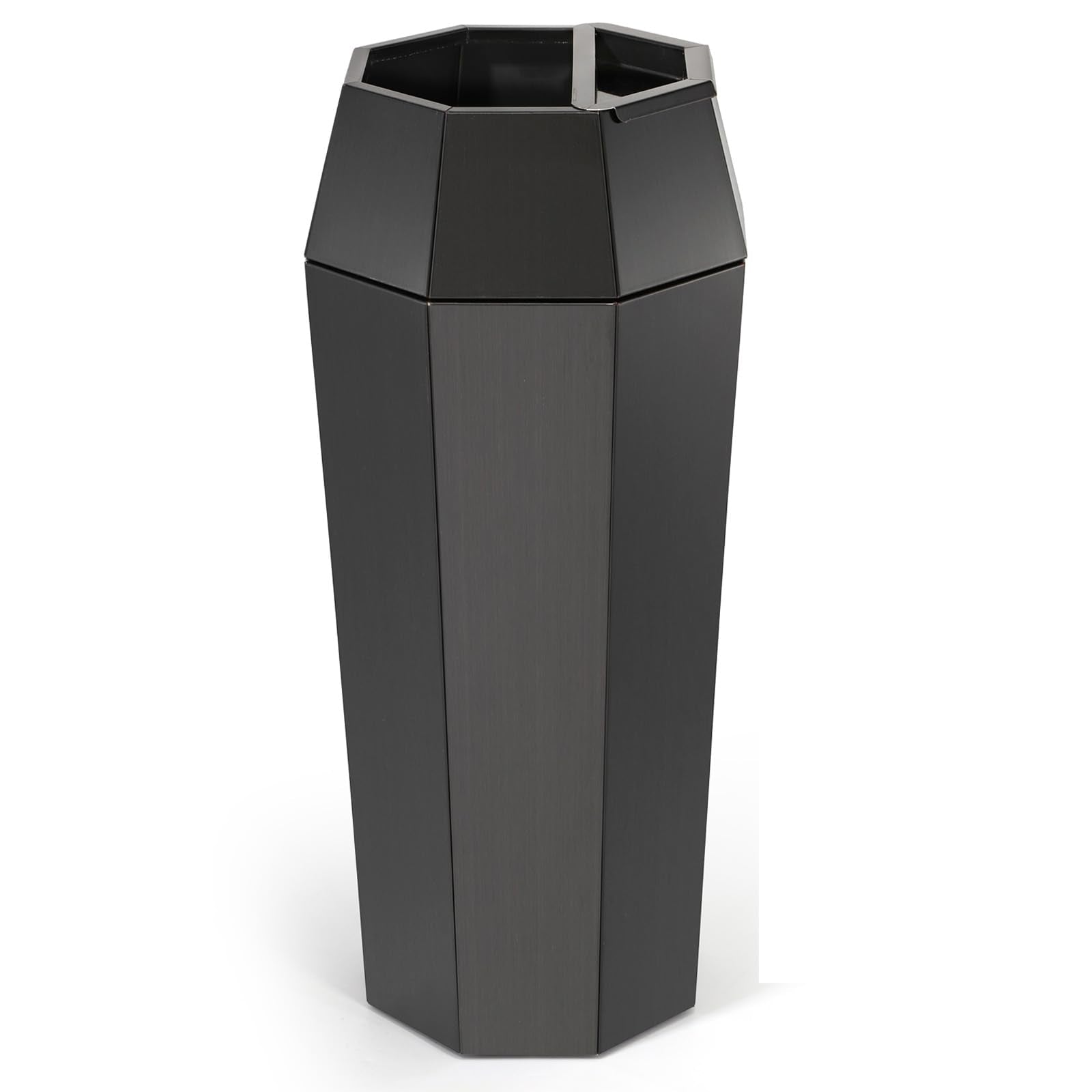 Commercial Trash Can Large Stainless Steel Garbage Can with Lid