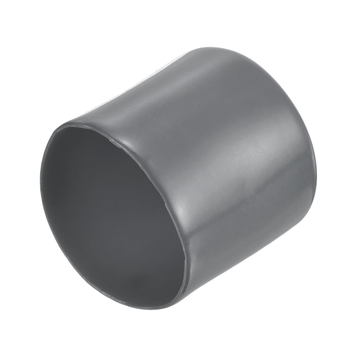 20pcs Rubber End Caps 36mm ID Vinyl Round Tube Bolt Cap Cover Thread Protectors Dark Grey