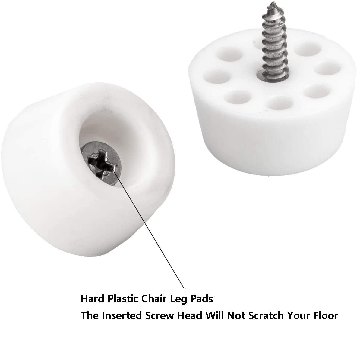 20pcs Round Furniture Pads (20 Count)