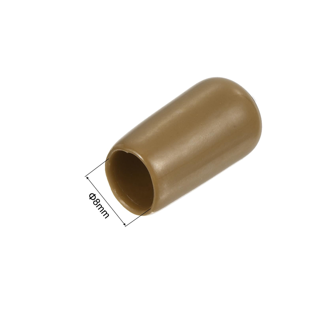 20pcs Rubber End Caps 8mm