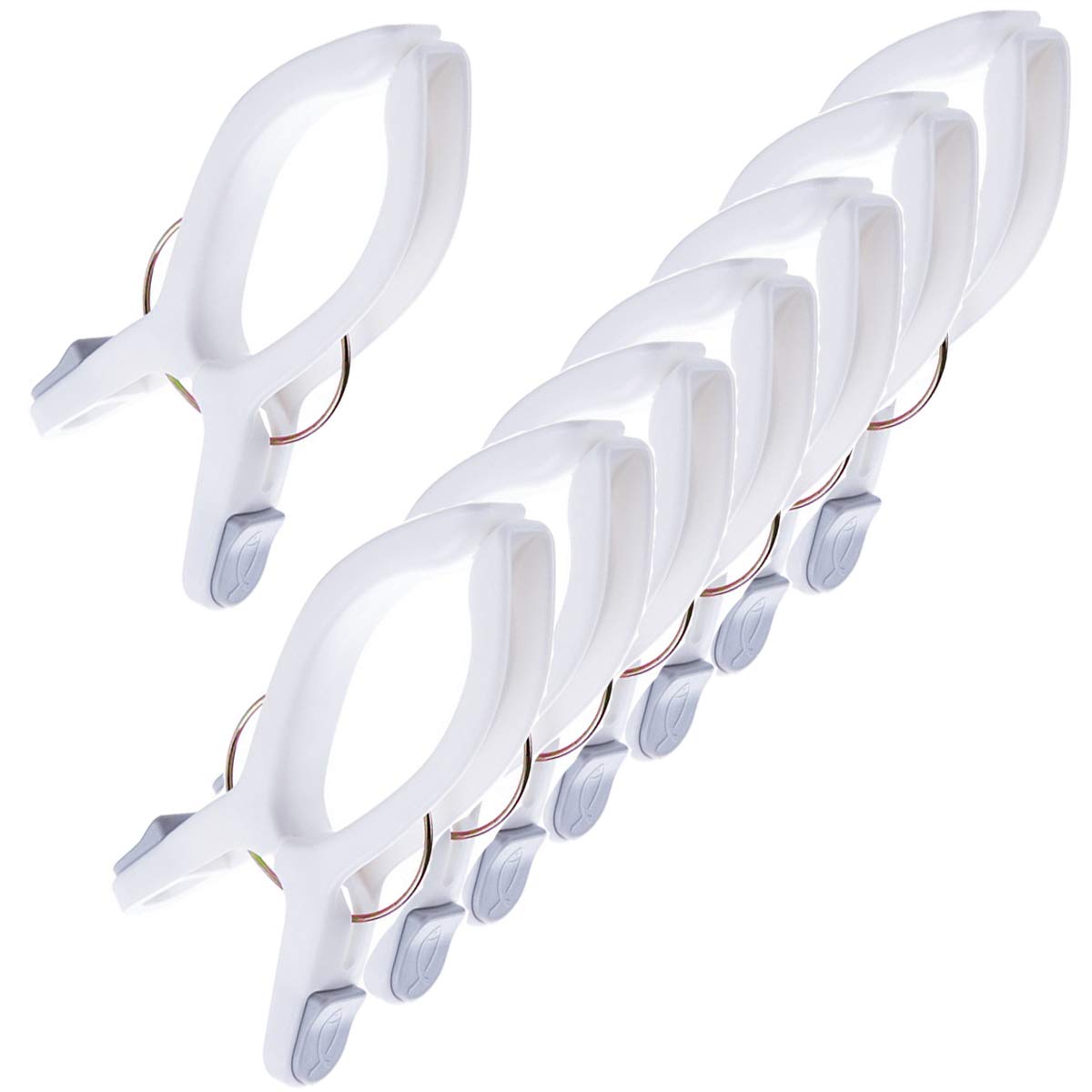8 Pack Large Clips for Beach Chairs (8 Count)